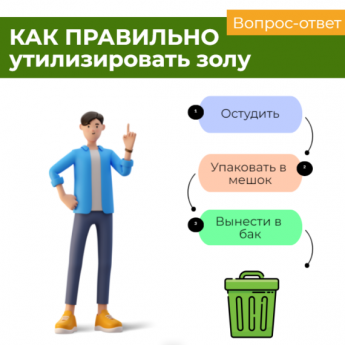 Как утилизировать золу